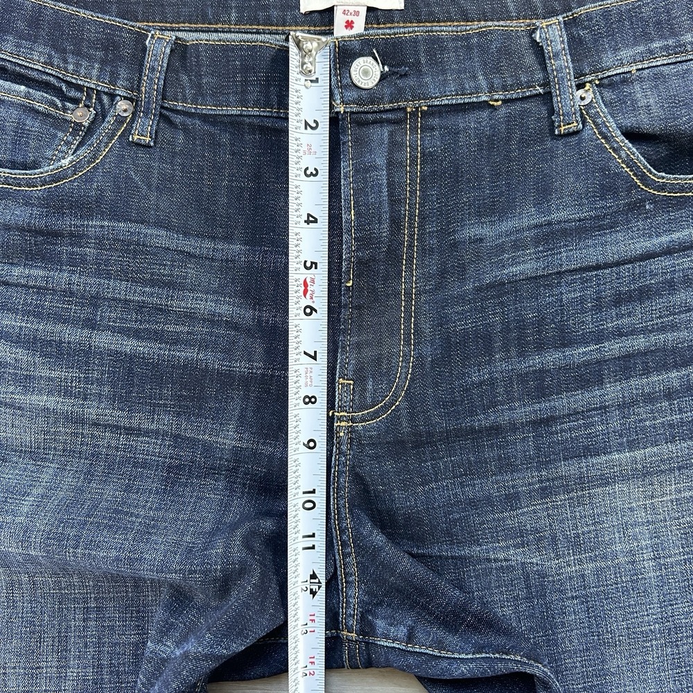 Lucky Brand 329 Classic Straight Leg 42x30(29.5) Dark Wash Denim Jeans Mens - Picture 12 of 14
